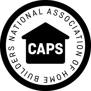 Badge to show Hilweh Builders is a part of NAHB and CAPS Certified