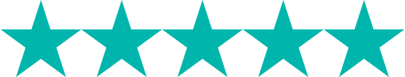 Graphic of Five Stars for Reviews