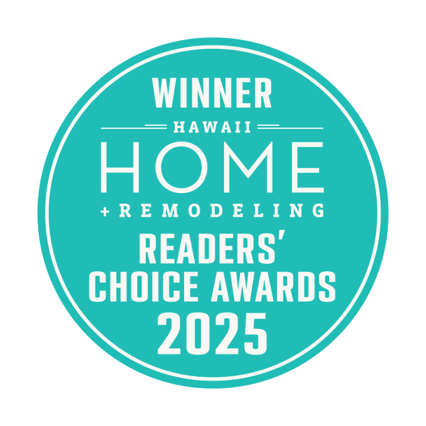Winner Badge for Hilweh Builders winning Best in Aging in Place with Hawaii Home + Remodeling Magazine