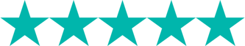 Graphic of Five Stars for Reviews