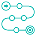 Icon for 10-step customer process